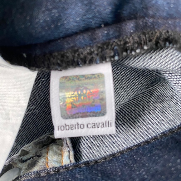 Roberto Cavalli Coated Skinny Jeans SZ 8 - Picture 6 of 8